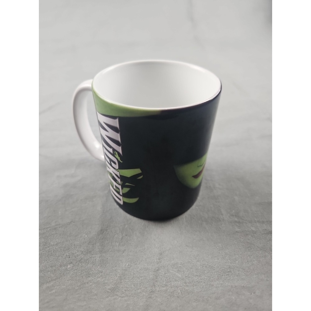 🔥WICKED Musical Ceramic Souvenir Mug Collectible Elphaba And Glinda 2013‎